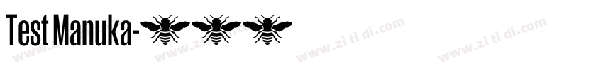 Test Manuka字体转换